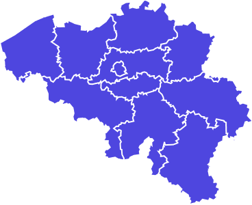 Carte de la Belgique